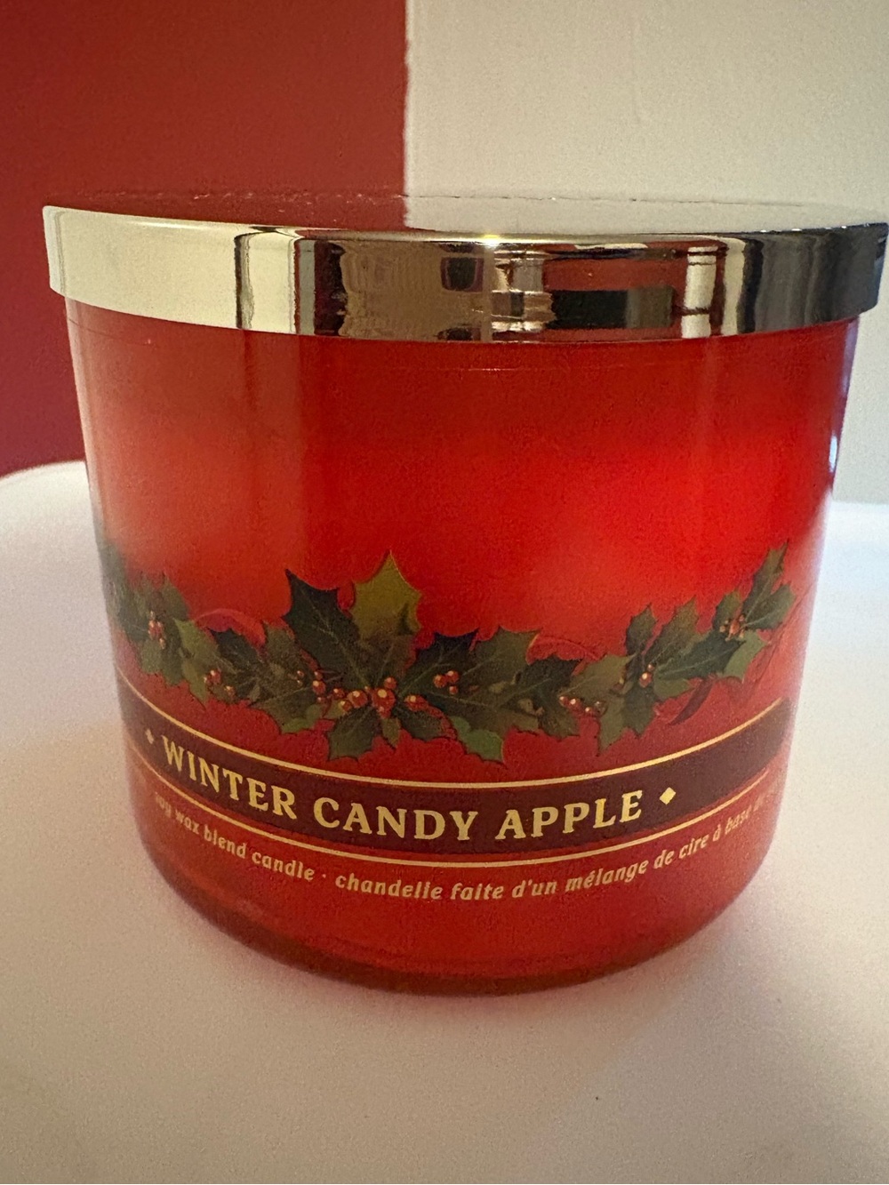 Bath & Body Works Winter Candy Apple 3-Wick Candle